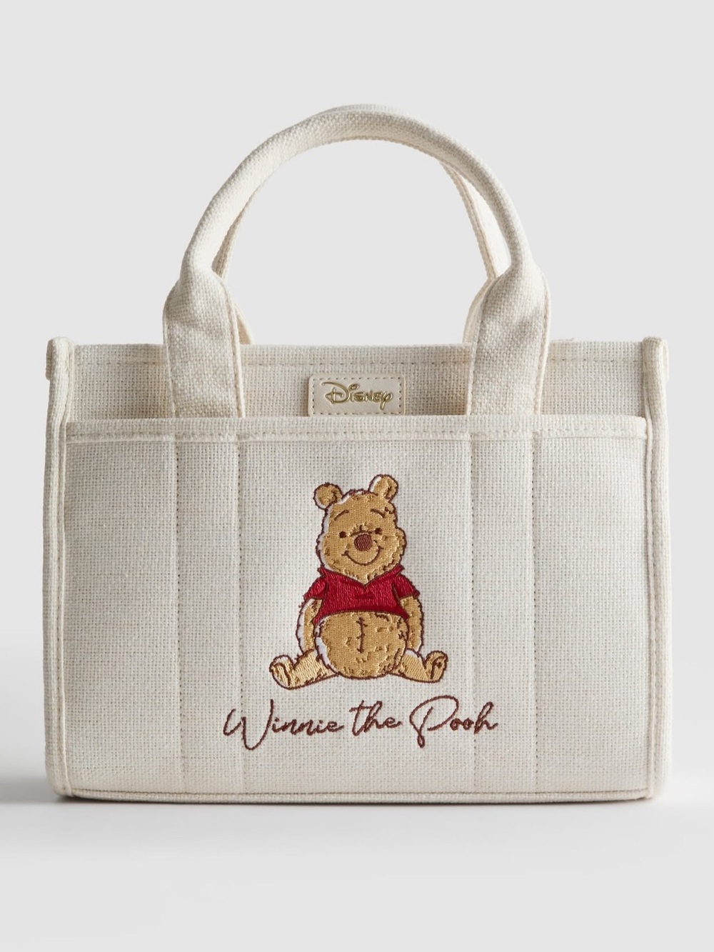 NWT Primark Disney Winnie the Pooh Cream Canvas Tote Bag